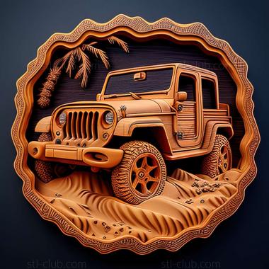 3D model Jeep Hurricane (STL)